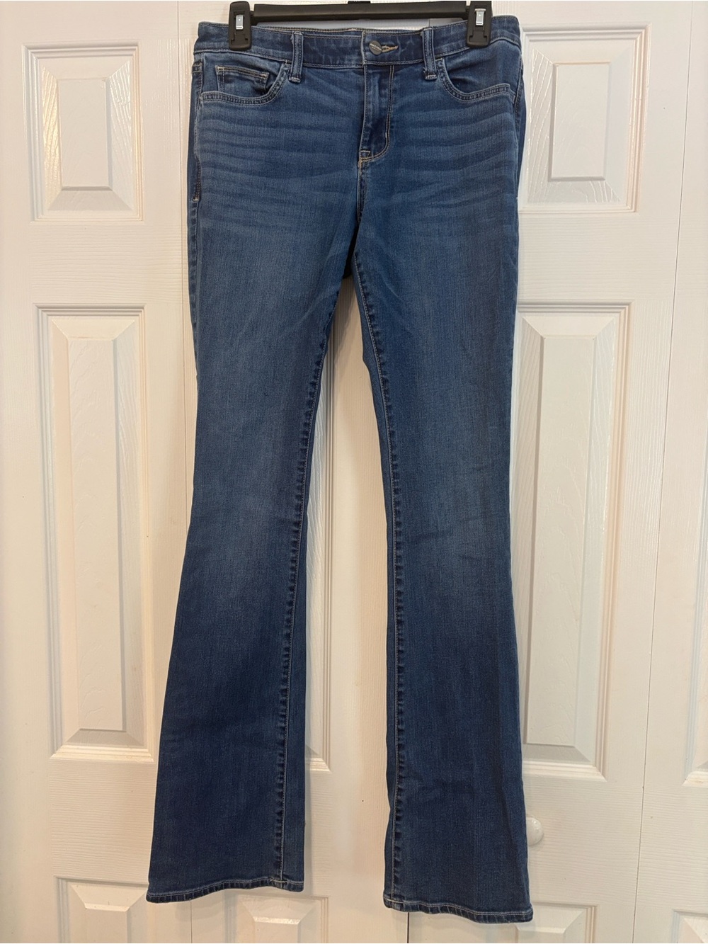 664 Arizona Jean Co Women's Dark Blue Flare Jeans